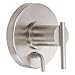 Danze D500458BNT Parma Shower Valve Escutcheon Trim Kit with Diverter, Brushed Nickel, Valve Not Included