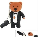 4g Cute Bear Tuxedo Suit Shaped Flash Drive