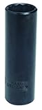 Stanley Proto J5014B 3/8-Inch Drive Deep Socket, 7/16-Inch, 12 Point, Black Oxide by Stanley-Proto
