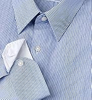 Limited Collection Slim Fit 2" Longer Rope Striped Shirt