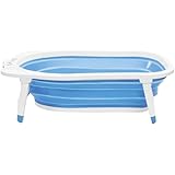 Karibu Baby Folding Bath, Blue/White (Discontinued by Manufacturer)