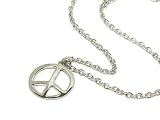Metal Peace Necklace Jewelry