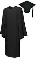 Cap & Gown & Tassel & Year Charm, Set Matte