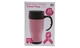 Ethos Breast Cancer Campaign Travel Mug, 400ml, Pink