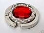 Garnet Diamond Folding Handbag Purse Hook Hanger