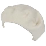 NEW 100% WOOL FRENCH BERET TAM BEANIE SLOUCH HAT CAP LATTE Medium