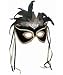 Ladies Black Feather Mardi Gras Mask