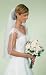 Pearl Edge White Wedding Veil with Comb