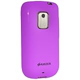 Amzer Luxe Argyle Skin Case For Sprint HTC Hero (Purple)
