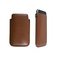 Logotrans Leder Etui f�r Apple iPhone 2G/3G/3GS braun