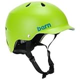 BERN バーン Watts ワッツ S/M Matte Neon Green マットネオングリーン VM5EMNG サイクリング ヘルメット [並行輸入品]