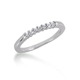 14K Gold Diamond Anniversary Rings 14K-AR27121935 0.21 Ctw.