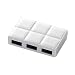 iBUFFALO USB2.0�ϥ�  ��Wii U,�ɥ饴�󥯥�����Xư���ǧ�ѡ�4�ݡ��ȥ�����(AC�����ץ�����) �ʰץѥå�������ǥ�ڥѥå������Υ��ߤ�︺�Ǥ����Ķ���ͥ�����ʰץѥå��������͡� �ۥ磻�� BHB4U2A11WHC