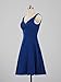 ANTS Women's Pleated Sweetheart Bridesmaid Dresses A Line Cocktail Gown