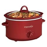 CROCK-POT SCV401-TR 4-Quart Oval Manual Red Slow Cooker
