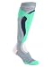 These versatile ladies ski socks from Bridgedale are designed so that you can slide your ski boot on easily and give a midweight warmth whilst you are skiing, snowboarding or just spending the day in the cold. They have an anatomically cushioned forefoot to keep toes warm, low friction heel and ankle area to allow easy boot entry and the lightly graduated compression provides leg comfort. Specifications: 43% Nylon/polyamide28% Merino Wool28% Endurofil/polypropylene1% Lycra/elastane