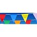 Multicoloured Triangle Bunting 30 Flags 9 metres PVC
