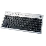 Ione Scorpius K3 Nt Mini Industrial Keyboard - Usb Slim Design 18 Multimedia Control Hotkeys