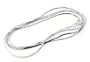 Sterling Silver 30" Inch Waist BELLY CHAIN Box Necklace
