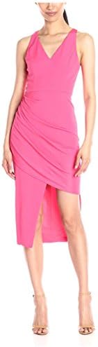 Women's Betts Deep V-Neck Dress with Asymmetrical Hem
