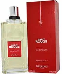 HABIT ROUGE by Guerlain EDT SPRAY 6.7 OZ for MEN