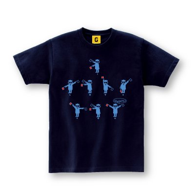 【メッセージ Tシャツ】 口では言えない気持を告白 手旗信号でI LOVE YOU TEE