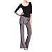 GOGO TEAM Womens Yoga Pants Belly Dance Lounge Pants with Skirt, Plus Size