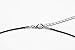 Black Wax Cord Imitation Leather Necklace Braided Rope 100pcs 1.5mm 18 Inch Chain with Lobster Clasp for Jewelry Making