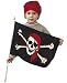 Piraten-Stockflagge 30 x 40 cm