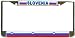 Slovenia Flag Chrome Metal License Plate Frame Holder