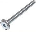 Furniture Cot Bed Bolt Allen Head 6Mm M6 X 60Mm Zp Pack Of 4