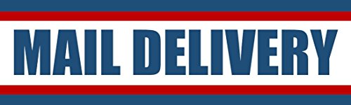 USPS Bumper Decal sign. MAIL DELIVERY Carrier Decal USPS - 3