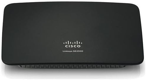 Linksys SE2500 5 Ports Manageable 5 x RJ-45 10/100/1000Base-T Ethernet Switch SE2500-NP