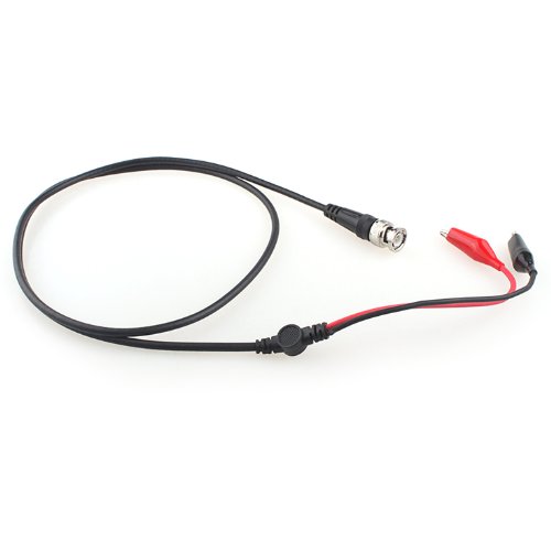 P1011 BNC Q9 to Dual Alligator Clip Oscilloscope Test Probe 502