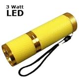 Produkt-Bild: Taschenlampe 3W High-Power LED in gelb