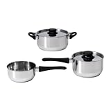 IKEA Kochtopfset "Annons" 5-tlg. Kochtöpfe Edelstahl INDUKTION