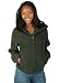 Women's Zip-Front Hooded Polar Fleece Jacket