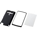 ELECOM au REGZA Phone IS11T用シェルカバー マット ブラック PA-TS11PVRBK