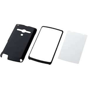 【クリックで詳細表示】ELECOM au REGZA Phone IS11T用シェルカバー マット ブラック PA-TS11PVRBK： 家電・カメラ
