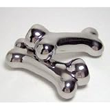 Halloween Silver Bones Ceramic Shaker Set