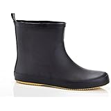 SOLO Mens "Ever Dry" Low Cut Rubber Water Resistant Rain Boot