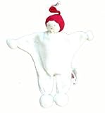 Sckoon Organic Cotton Soft Toy Red Cap: Baby Flat Doll (stuffing is organic cotton, too!)