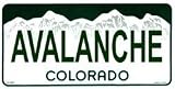 Colorado State Background License Plates Avalanche Plate Tag Tags auto vehicle car front