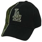 MLB LA LOS ANGELES DODGERS CAMO BLACK BASEBALL HAT CAP