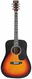 Lauren Acoustic Guitar-Vintage-Sun LA125