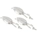 3 Pearl Clasps Fish Hook Plain Beading Part 12.5x6mm