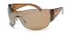 New Lightweight Oval Frame Plastic Metal Sunglasses with 100% UV Protection Lenses