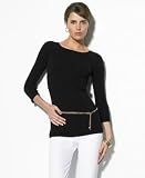 Lauren Ralph Lauren - Lauren by Ralph Lauren Boatneck Tunic with Chain Belt