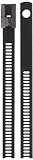 BAND-IT AE6139 316 Stainless Steel Multi Lok Cable Tie, 0.27 Width, 12 Length, 3.2 Maximum Diameter,