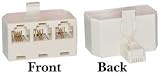 RJ11 / RJ12, Line 1, Line 2, Line 1 + 2, 1 Plug to 3 Jack T Adaptor